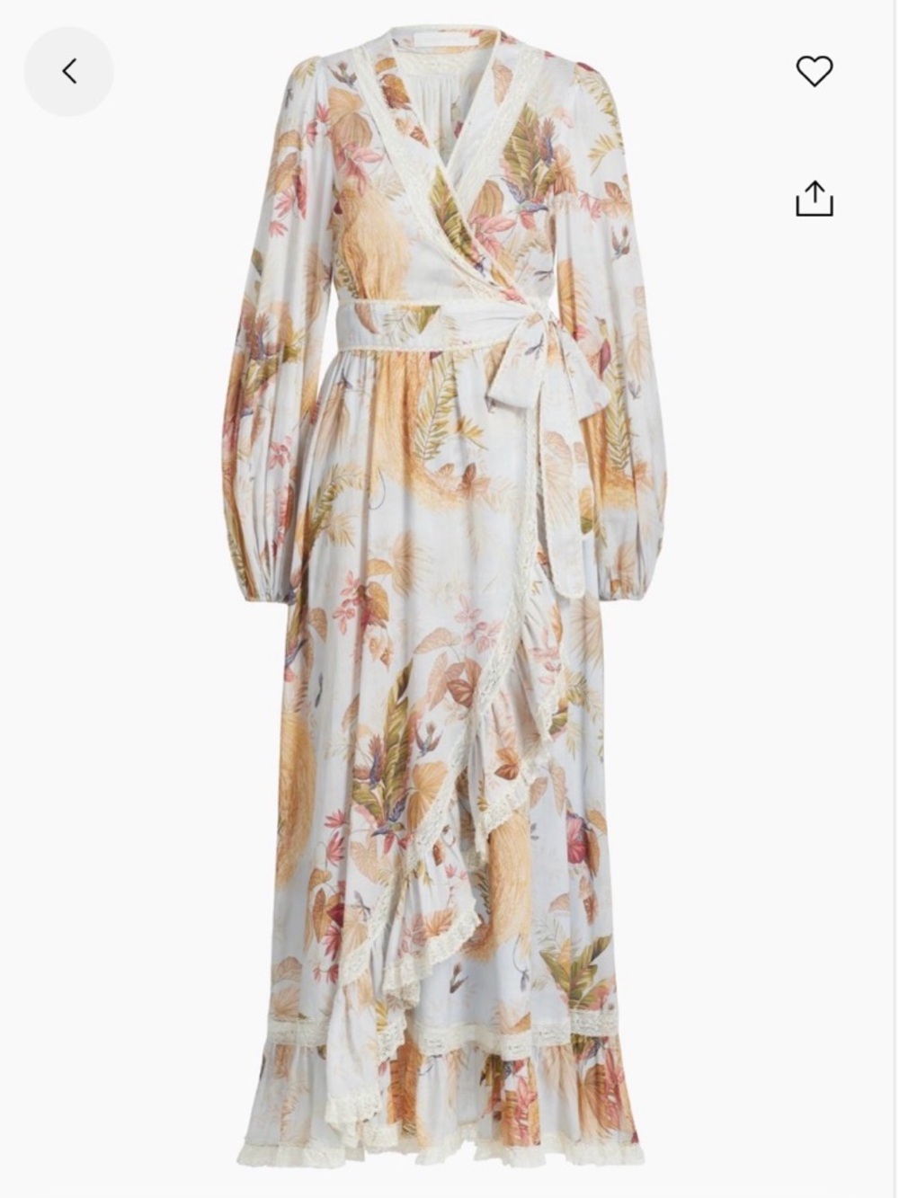 Zimmermann Ascension Cotton Midi Dress NWT